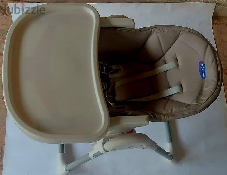 Bébé Doux High Chair (Grey) - Like New 5