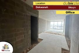 Dekwaneh 84m2 | Anti-Seismic | New Office | Prime Location | MJ | 0