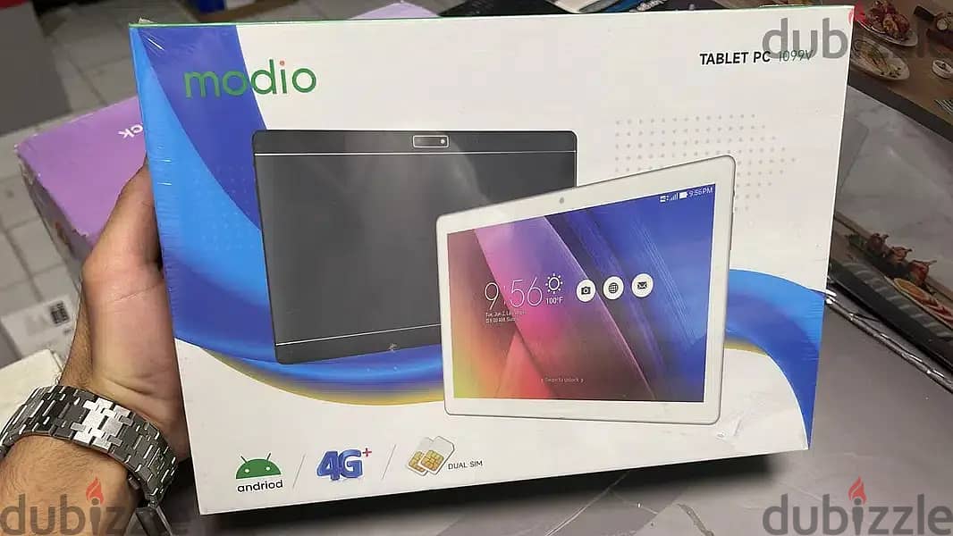 The Modio tablet pc 1099V 4G 4/64gb 10 inch with wireless keyboard plu 1