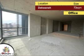 Dekwaneh 73m2 | New | Office | Prime Location | MJ |