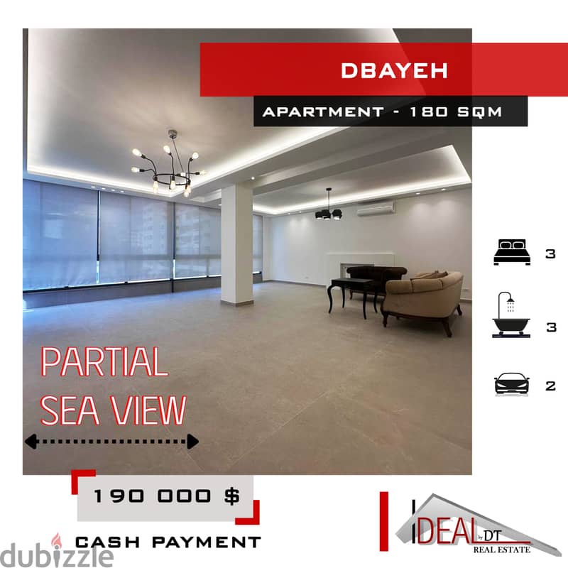 Apartment for sale in Dbayeh 180 sqm ref#ea15319 0