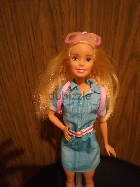 Barbie TRAVEL &PUPPY PLAY FASHIONISTAS great unflex doll +2 bags=18$ 1