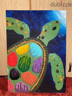 Seaturtle painting