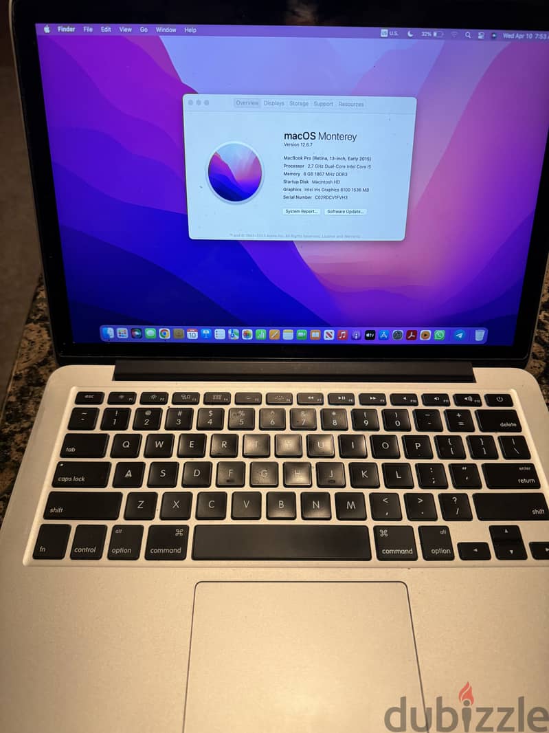 Macbook Pro (Retina, 13-inch, Early 2015) 0