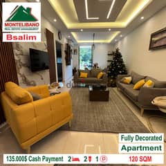 Fully decorated apartment for sale in BSALIM!!!!