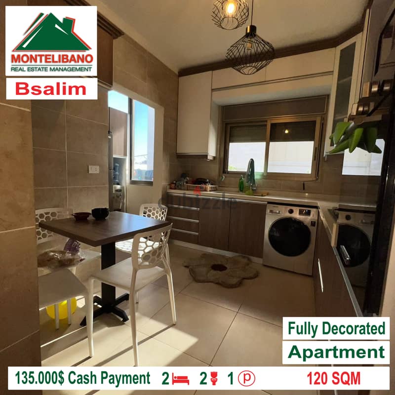 Fully decorated apartment for sale in BSALIM!!!! 1