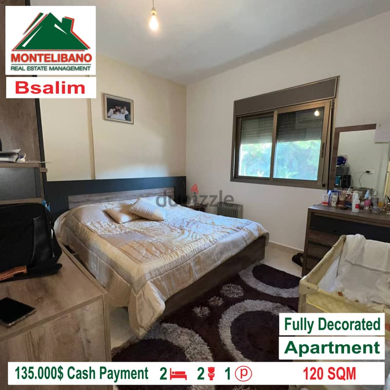 Fully decorated apartment for sale in BSALIM!!!! 5