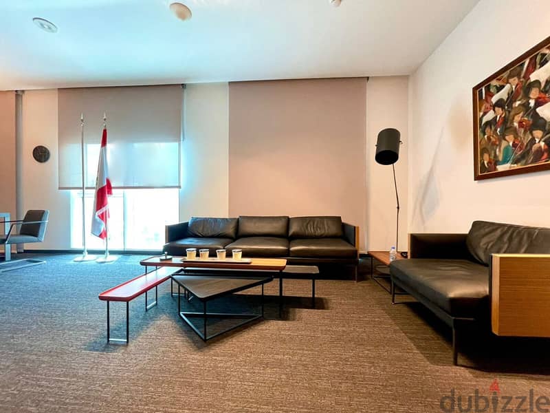 JH24-3362 Furnished office 270m for rent in Achrafieh, $ 5,000 cash 7