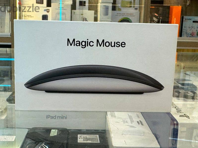 Open Box Apple Magic Mouse Multi-Touch surface black MMMQ3 1
