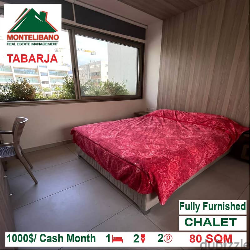 1000$/Cash Month!! Chalet for rent in Tabarja!! 1