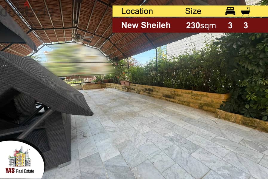 New Sheileh 230m2 | 230m2 Terrace | Well Maintained | Luxury | EL | 0
