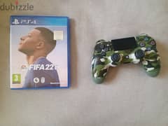 fifa 22 and barely used original ps4 joystick