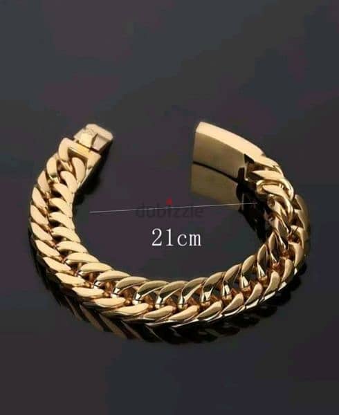 Men gold bracelet 1