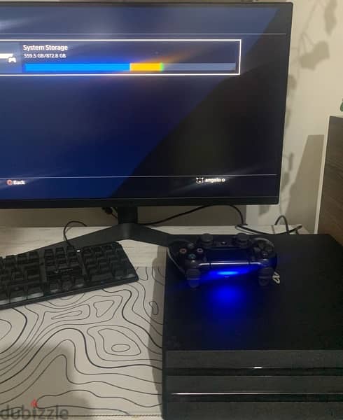 PS4 Pro playstation console and PUBG CDo 1