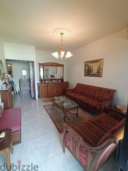 mountain view apartment for sale in Antelias mezher,شقة للبيع انطلياس 13