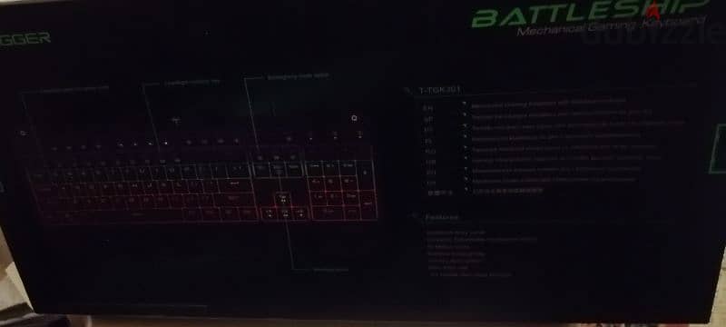 T-dagger battleship 100% mechanical keyboard 0