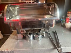 stainless steel chafing dish dish warmer and Juice dispenser 0