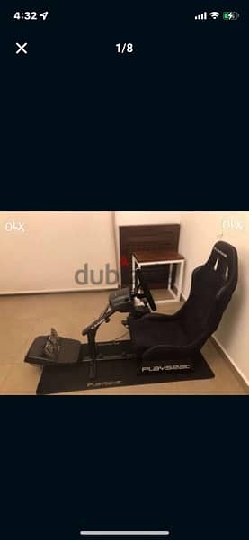 Playseat + pedals + shifter 6