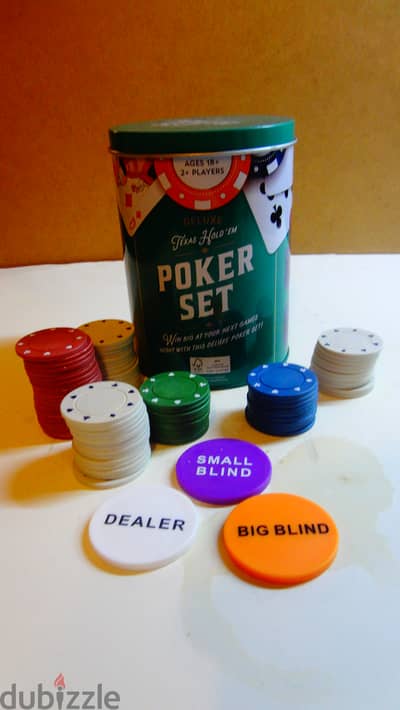 Deluxe Texas hold em poker set