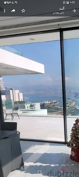 Stunning Apartment. Beirut Terraces. Seaview. 3 beds 7