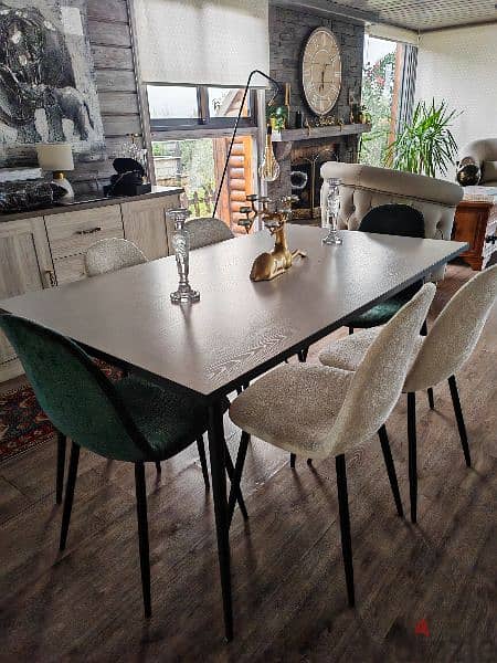 Imported dinning table with 6 chairs 1