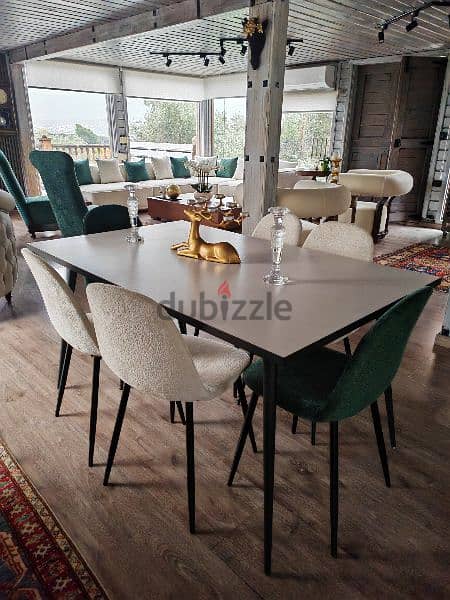 Imported dinning table with 6 chairs 2