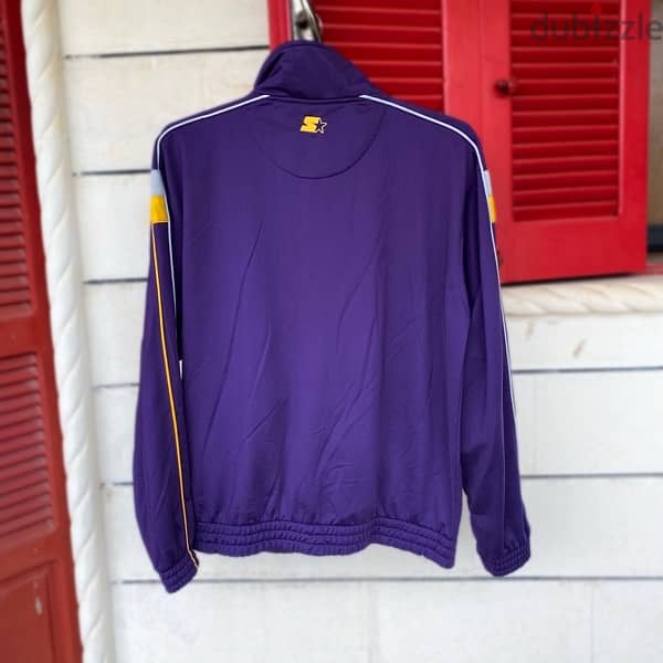 STARTER LSU Fighting Tigers Purple Sports Jacket. 3