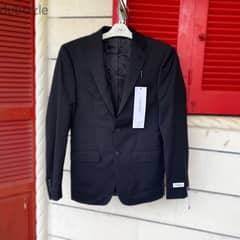 CALVIN KLEIN Stretch Slim Fit Black Suit Blazer.