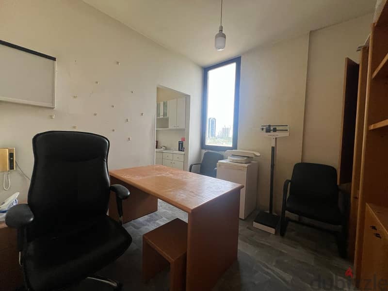 Furn El Chebbak | 60m² Office / Clinic | 24/7 Electricity | Parking 4