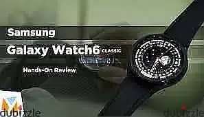 Galaxy Watch 6 classic 43mm great & new 0