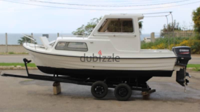 fishing boat with 85 HP Yamaha Engine 2
