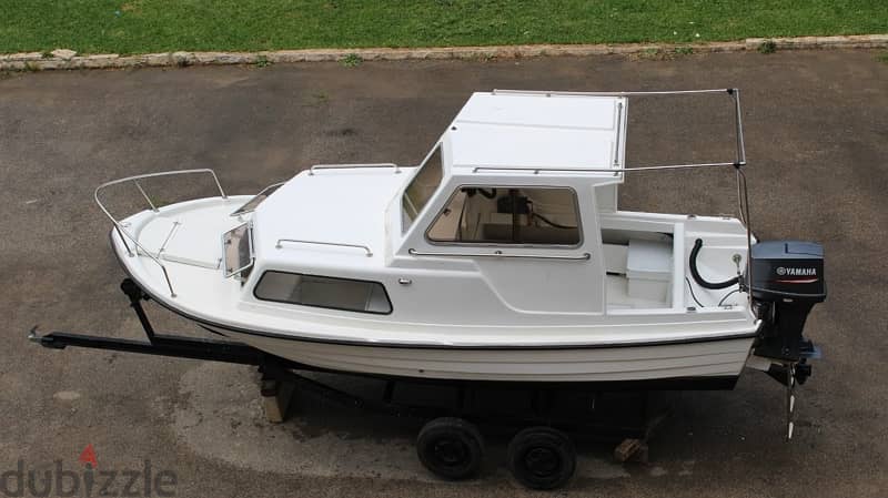 fishing boat with 85 HP Yamaha Engine 11