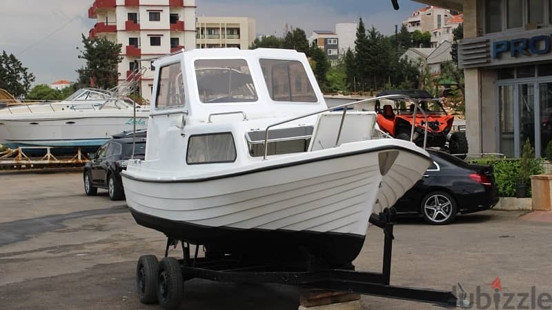 fishing boat with 85 HP Yamaha Engine 19