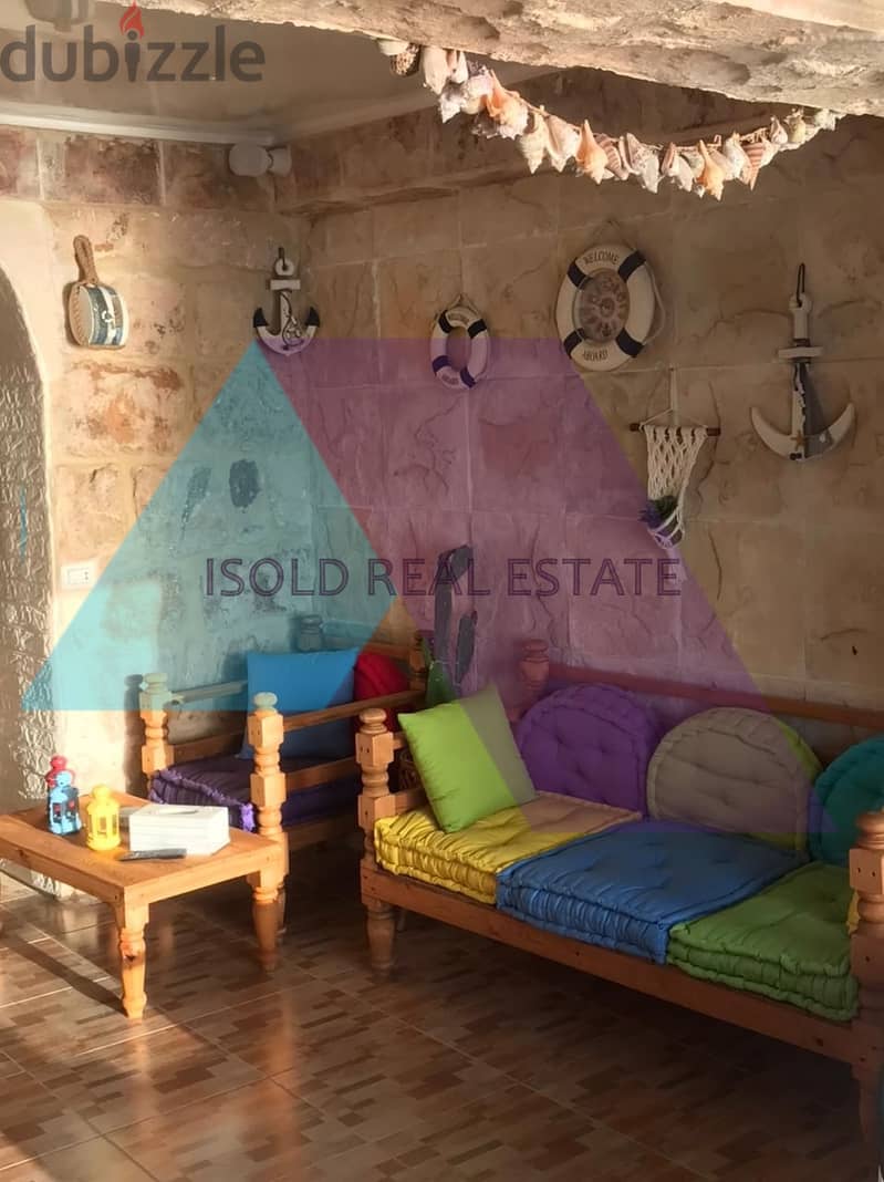 A 70 m2 chalet having an open sea view for rent in Batroun 3