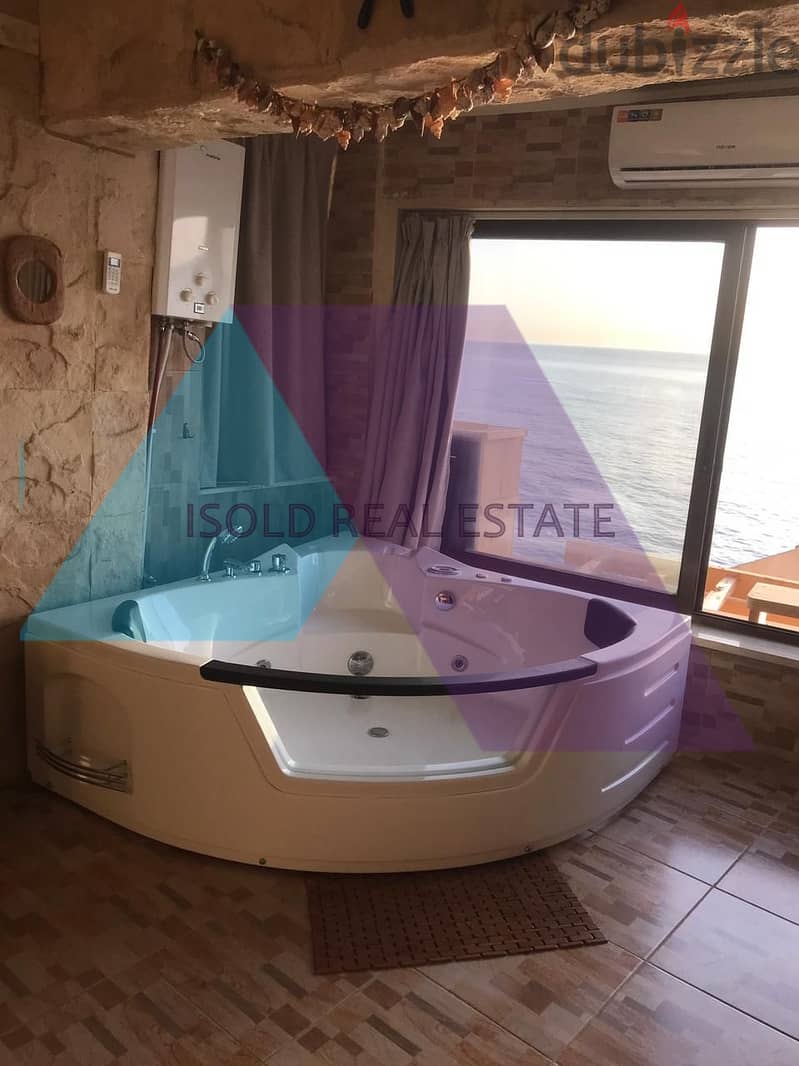 A 70 m2 chalet having an open sea view for rent in Batroun 9