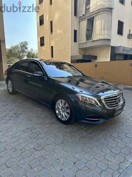 Mercedes S 550 4matic 2015 anthracite blue on brown (CLEAN CARFAX) 2