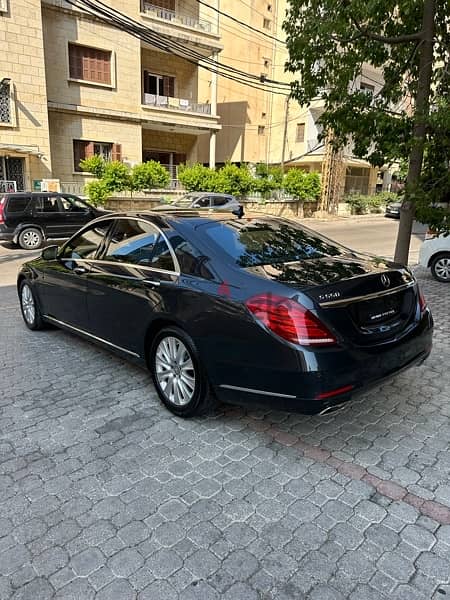 Mercedes S 550 4matic 2015 anthracite blue on brown (CLEAN CARFAX) 3