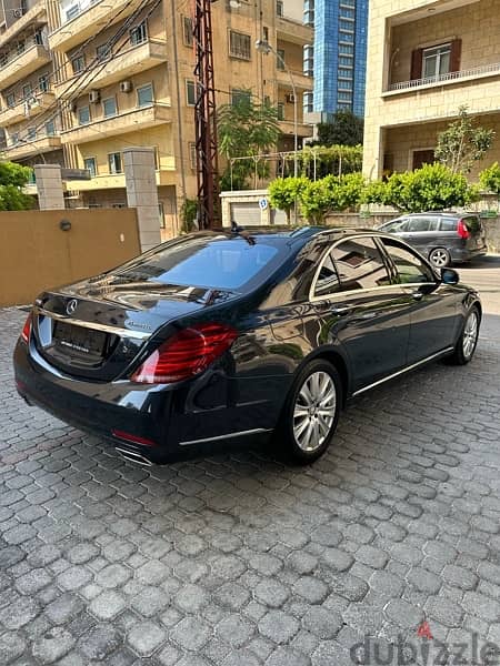 Mercedes S 550 4matic 2015 anthracite blue on brown (CLEAN CARFAX) 4