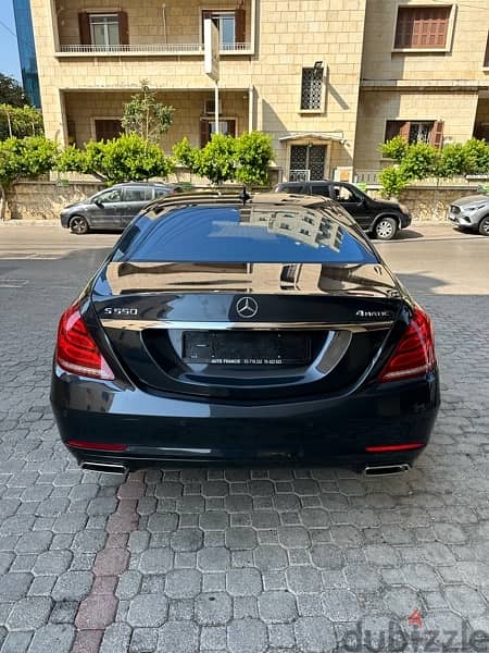 Mercedes S 550 4matic 2015 anthracite blue on brown (CLEAN CARFAX) 5