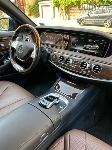 Mercedes S 550 4matic 2015 anthracite blue on brown (CLEAN CARFAX) 7