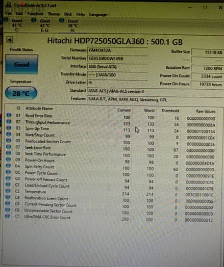 Hitachi HDD 500GB (desktop) 2