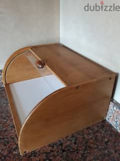 Wooden Bread Box 0
