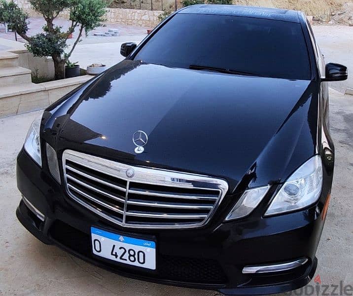 Mercedes-Benz w212 e350 2012 blue efficiency with 4 digits plate 1