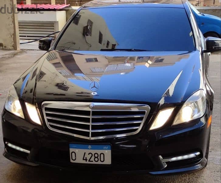 Mercedes-Benz w212 e350 2012 blue efficiency with 4 digits plate 3