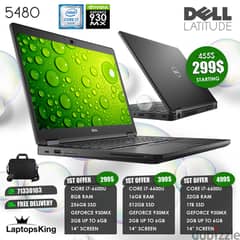 Dell Latitude 5480 Core i7 Geforce 930MX 14" Laptop Offers