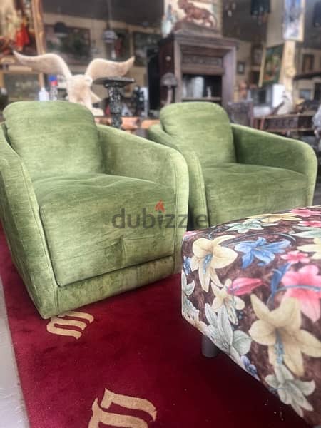2 swing sofas with buff 1