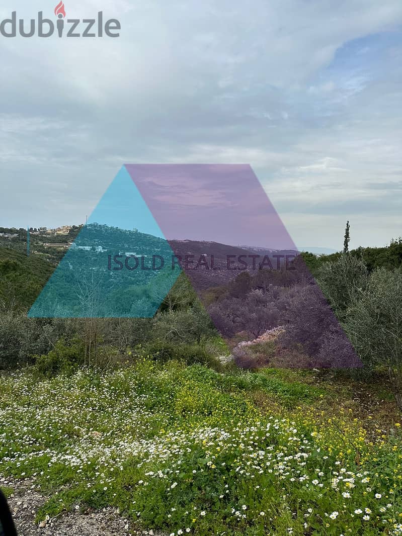 A 5860 m2 land with 85 m2 single house for sale in Bejdarfel/Batroun 1