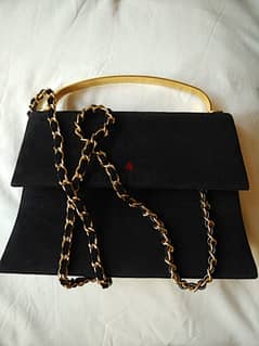 Velvet handbag (handmade) - Not Negotiable