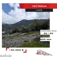 Land for sale in Feytroun 820 sqm ref#chk422