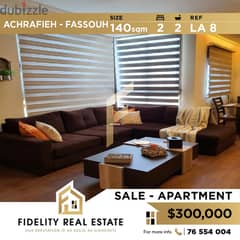 Apartment for sale in Achrafieh Fassouh LA8 0